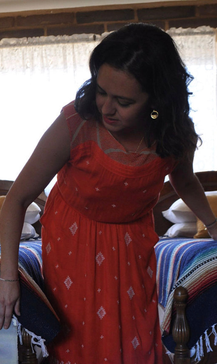 Belle Starr Earrings | Polished Gold with Turquoise Inlay